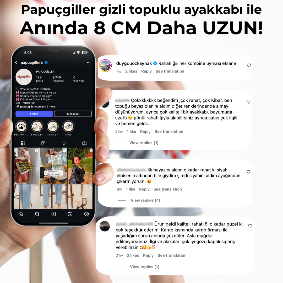 Gizli Topuklu Spor Ayakkabı