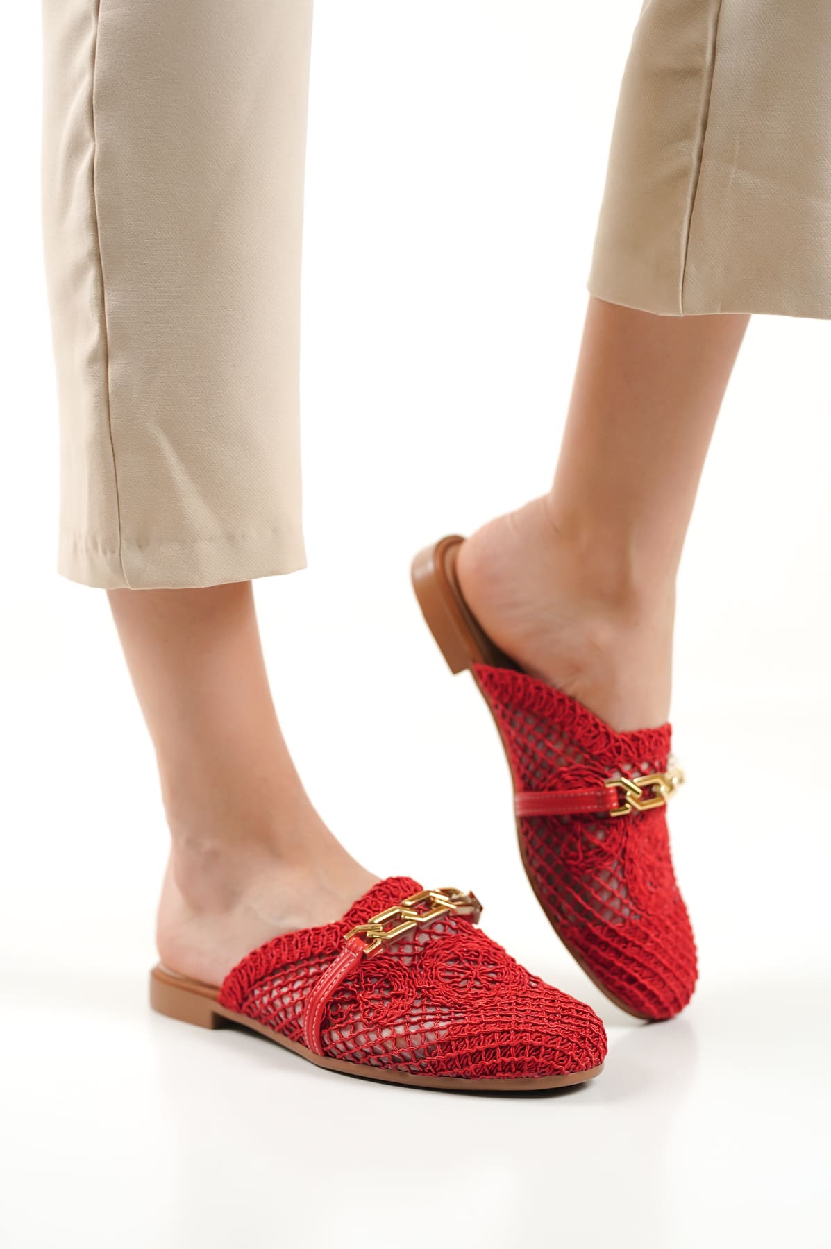 Kadın Örgü Terlik