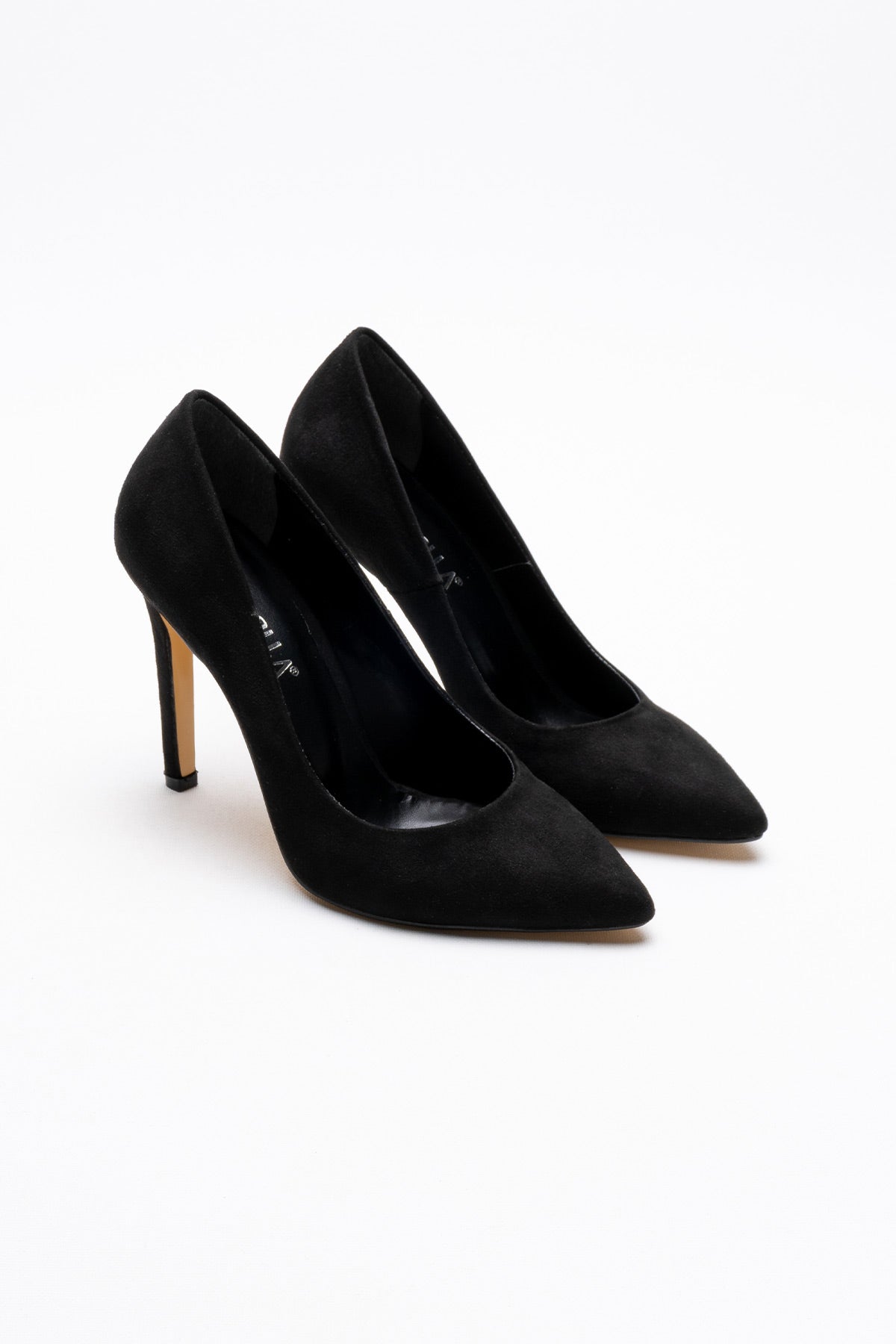 Kadın Klasik Siyah Süet Stiletto