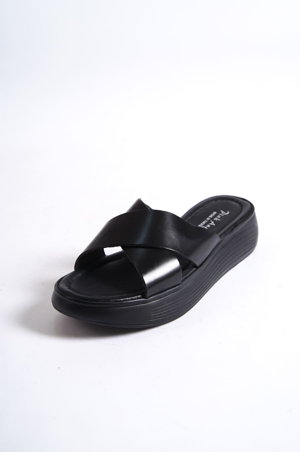 Kadın Hakiki Deri Günlük Terlik