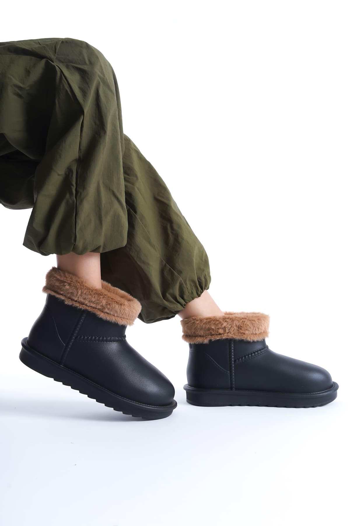 Kadın Siyah Yağmur Botu