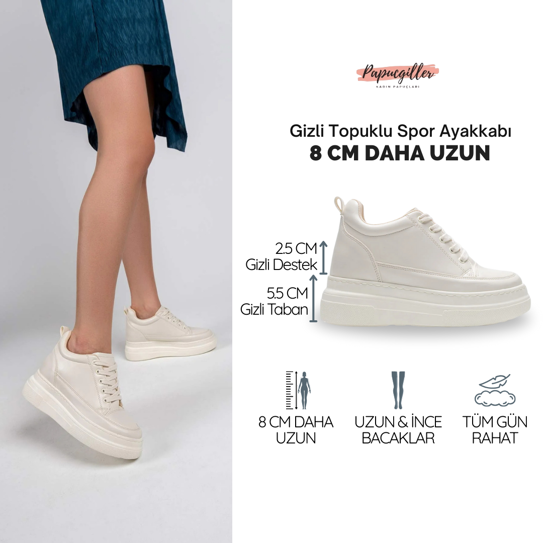 Gizli Topuklu Spor Ayakkabı
