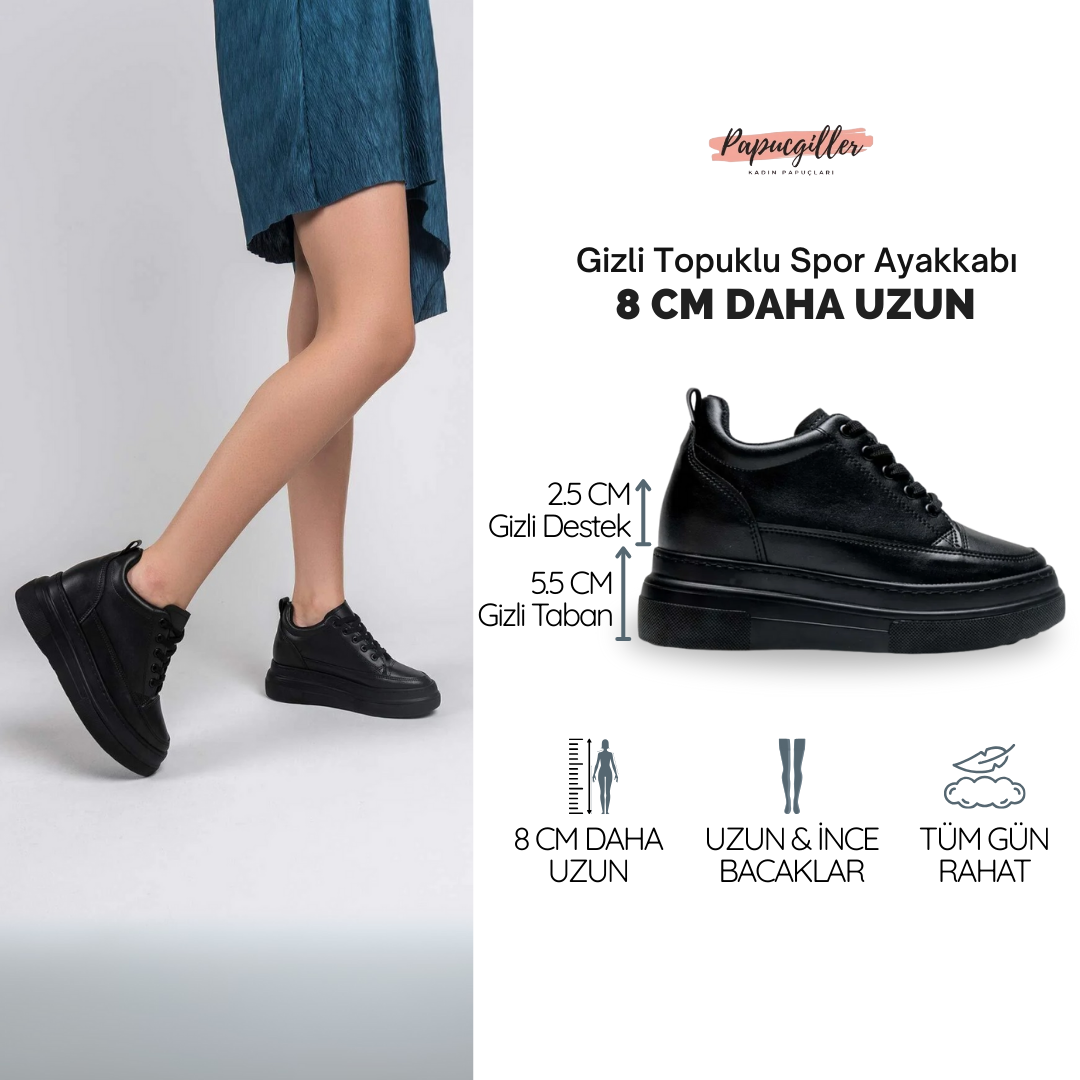 Gizli Topuklu Spor Ayakkabı