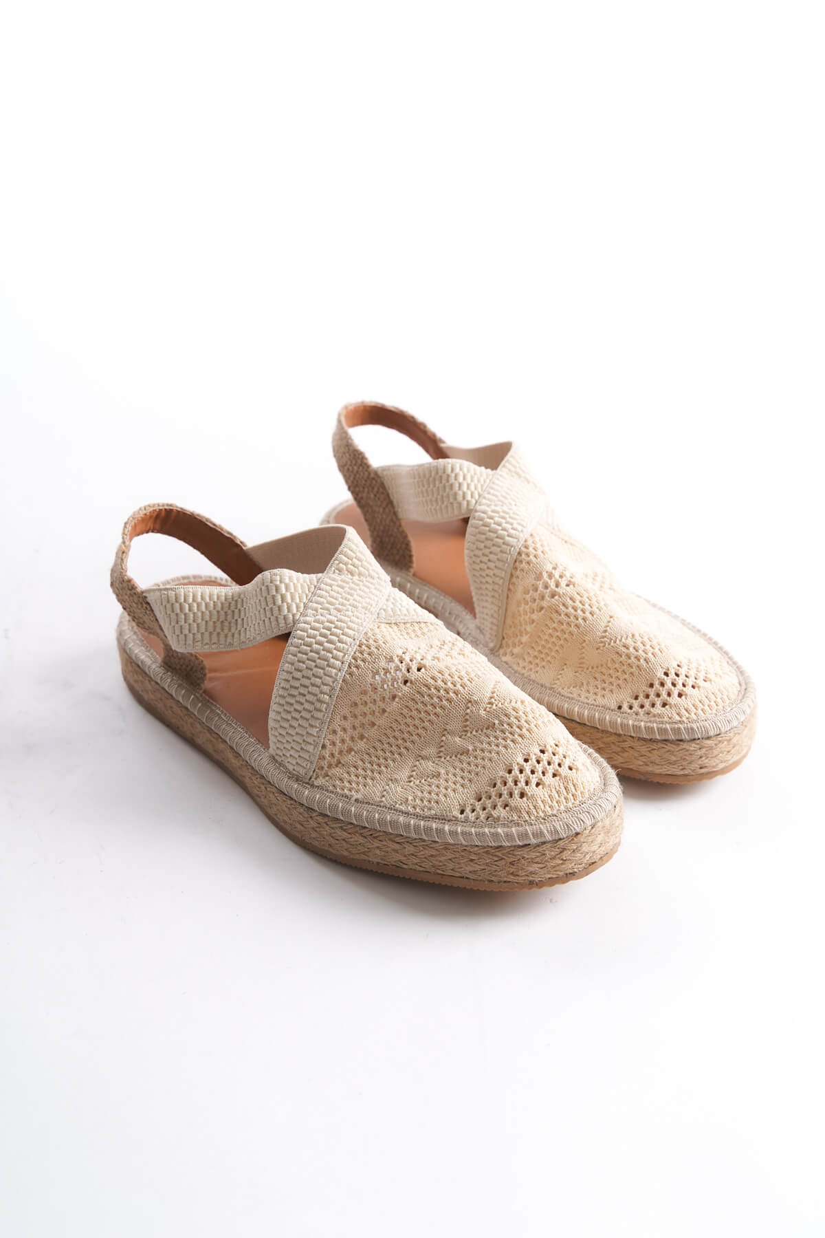 ESPADRİL - TRİKO SANDALET | KİLİM DESENLİ | ÖZEL ÜRETİM | HAVA ALABİLEN
