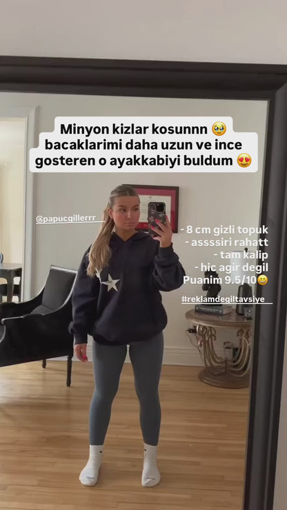 Gizli Topuklu Spor Ayakkabı