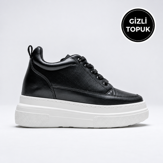 TABANI BEYAZ Gizli Topuklu Spor Ayakkabı